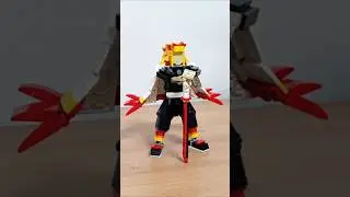 LEGO Rengoku Kyojuro : Demon Slayer Kimetsu no Yaiba #demonslayer #kimetsunoyaiba #鬼滅の刃 #lego