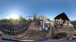 Morris Plains Station, NJ Transit, GoPro Fusion 360 Footage