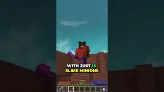 1 MONTH AFK WITH SLIME MINIONS! (Hypixel Skyblock)