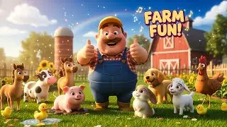 Old MacDonald Had a Farm 🐮 | Learn Farm Animals Songs | Kids Nursery Rhymes EP 6