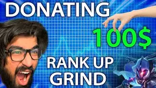 Idiot Donates 100$ To Viewers If I Fail To Rank Up!