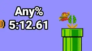 My First Deathless Mario 1 Speedrun (PB: 