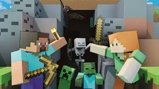 Новое прохождение старой игры #1 (чит. Оп.) minecraft