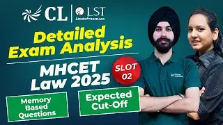 MHCET Law Exam Analysis 2025 | MAHCET Law Slot-2 Expected Cut Off & Memory-Based Questions