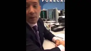 Bernie Rayno on Periscope discussing the high impact storm coming to the plains