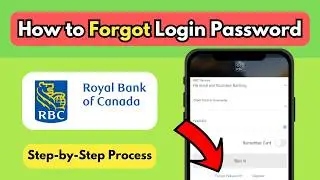 Reset Password RBC App | Forgot RBC App Login Password | Reset Change RBC Online Banking Password
