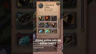 ALBION ONLINE GAME ✨solo dg GOLD CHEST 🔥