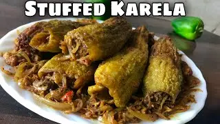 Chicken Stuffed Karela Recipe | Chicken Karela by Cooking with Naila |2020