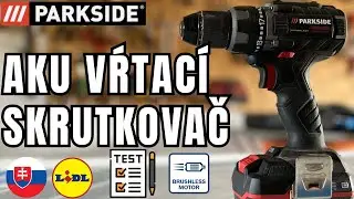 AKU VŔTAC&Iacute; SKRUTKOVAČ PARKSIDE BRUSHLESS PABSP 20-Li C2 SLOVAKIA SLOVENSKO SLOVENČINA LIDL