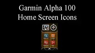 TFD Garmin Alpha 100 Home Screen Icons