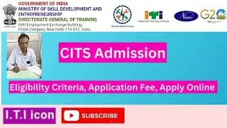 CITS Admission (2024 - 25) | cits online form 2024 I how to fill cits online form 2024 | cits
