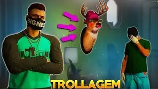 GTA V - VIDA REAL | GORDINHO FICOU BRAVO COM ESSA ZUERA . #857