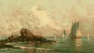 Calm morning, Scituate, Mass by the American artist Alfred Thompson Bricher | 4K Frame TV Art