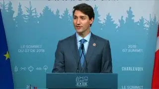 G7 agrees joint statement after fractious summit: Trudeau