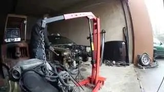 Golf 3 16v Gti Motor ausbau in zeitrafer (G3C16V)
