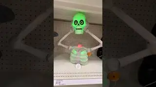 Silly animated skeleton at Target #halloween #funny #shopping