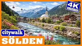 SÖLDEN City Walk AUSTRIA in 4K GoPro Tour ÖTZTAL