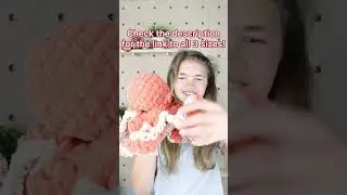 Looking for a FREE no-sew crochet Octopus tutorial this summer? #crochetoctopus #crochetplush #short