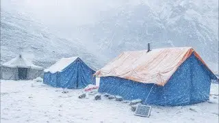 Best Life in A Himalayan Shepherd&rsquo;s During The Snowfall | Most Relaxing | Village Documentary Video 