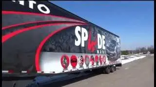 Spade Made: Semi Truck Rig New Vinyl Rewrapped Desgin