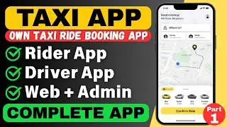 Make Own Taxi Booking App without Coding | Rider App and Driver App | Make Taxi Ride booking App