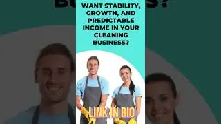 Want stability, growth, and predictable income in your cleaning business?