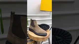 Men's Brown Nubuck Suede Leather Chelsea Boots, bring Comfort and Character to Winter Smart-Casual.