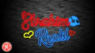 Real neon intro editing tutorial with kinemaster | kinemaster #Neon Animation editing tutorial