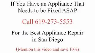 Best Appliance Repair in San Diego | (619) 273-5553 | 10% off