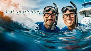 Two friends from Australia went snorkeling for half a day at Hon Mun.