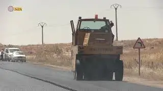 بتكلفة 2.5 مليون دولار.. تعبيد طريق استراتيجي شمال شرقي سوريا