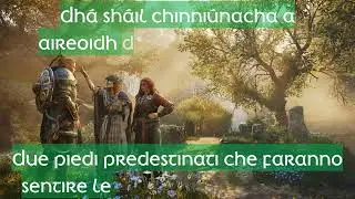 Testo e Traduzione - Canaid Lia F&aacute;il - Julie Fowlis e Einar Selvik - AC Valhalla L'ira dei Druidi