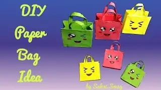 #DIY- Paper Bag| how to make paper bag | (Simple Way) Saloni Swag | 2020