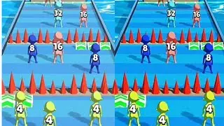 2048 Clash 3D Max Level Solution Android, iOS Gameplay Walkthrough part 8