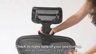 Installation   Headrest for Herman Miller Aeron Chair