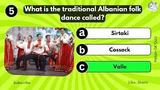 10 Must Know General Knowledge Quiz Questions About Albania || Helian GK Quiz #quiztime