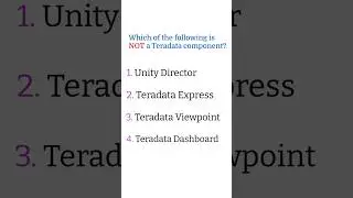 Teradata Quiz 1 | Teradata SQL Quiz | Teradata interview questions and answers