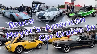 Bruce Meyer&rsquo;s American Car Cruise In - Petersen Museum - Featuring Shelby Cobra - Ford V Ferrari