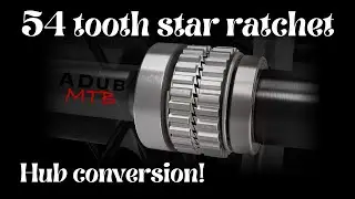 DT Swiss 54 tooth star ratchet hub conversion