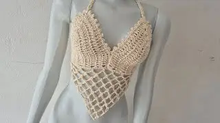 Top de croche fácil de fazer 