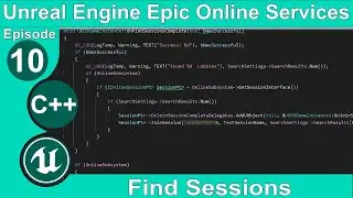 Unreal Engine Epic Online Services(EOS) #10: 