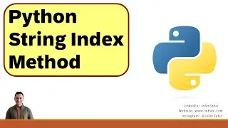 Python String Index Method, (& find method, rindex & rfind) & Use Cases
