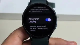Galaxy Watch 4, 5 5 Pro: How to Turn 'Always on Display' ON or OFF (3 ways)