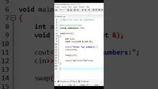 function call by reference || C++ language 🔥🔥