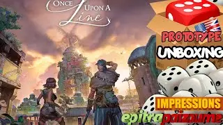 Once Upon A Line - Prototype Unboxing & Impressions (EN) by Epitrapaizoume