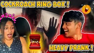 I PUT A COCKROACH IN A RING-BOX 💍 || PRANK GONE WRONG 🩴