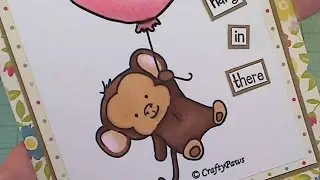 FREE Monkey Digi + Mail Art Challenge and Giveaway CLOSED