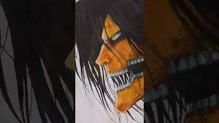 Attack titan drawing | #attackontitan #anime #drawing #shorts