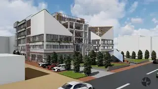 Architectural 3D Animation of a Financial Institution | Lumion 11