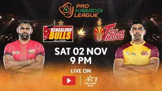 Pro Kabaddi League 11 |FULL MATCH LIVE in TELUGU | Bengaluru Bulls vs Telugu Titans |30 OCT, 9.00 PM
